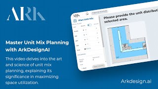 Master Unit Mix Planning with ArkDesignAI | Unit Mix Plan in Architecture |  #architecture #ai