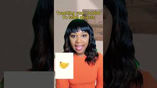 Teaching your toddler to label objects #speechtherapy #firstwords #toddlerspeechdelay