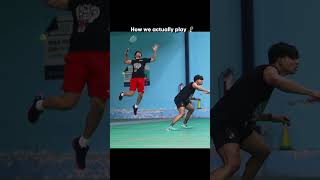 Mom thinking 🧐 vs actually gameplay 🏸