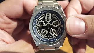 BEN NEVIS BN-1013G ZENIT DEFY HOMAGE STYLED SKELETON AUTOMATIC WATCH UNBOXING