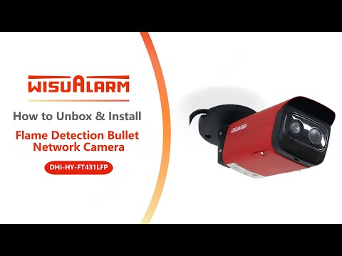 Unbox and Install Flame Detection Bullet Network Camera | How to | Wisualarm