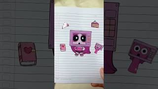 SPRUNKI X POWERPUFF GIRLS STICKER PAPER DIY #lily #sprunki #powerpuffgirls