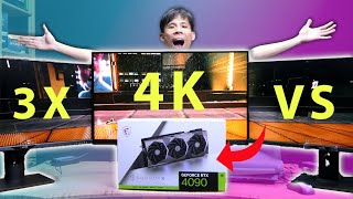 The MOST Powerful GPU vs Triple 4K Gaming - Who Will WIN?