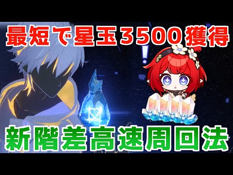 【スタレ】最短１日で星玉３５００取れる超高速周回法を解説！【崩壊スターレイル】【ゆっくり解説】