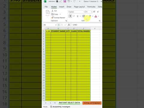 How to Select Rows and Columns Instantly Using the Name Box in MS Excel? | @Raghavxlprime2.0