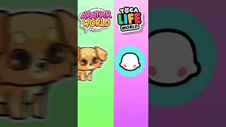 🤪AVATAR WORLD X TOCA BOCA🥰WHICH is Better? #avatarworld #tocaboca #avatarworld #tocabocaworld
