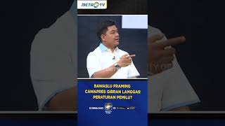 Bawaslu Framing Cawapres Gibran Langgar Peraturan Pemilu? #shorts