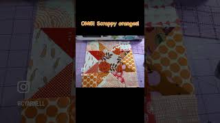OMG! Scrappy Oranges! I store scraps by color in an #Ikea #trofast cabinet. Bin looks emptier!