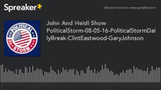 PoliticalStorm-08-05-16-PoliticalStormDailyBreak-ClintEastwood-GaryJohnson