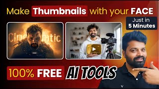 How to create Viral Thumbnails with AI ? 100% Free Tools and Unlimited Method