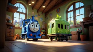 Five Toy Trains Chug Along the Track | Train Song for Kids | Counting and Transport Nursery Rhyme