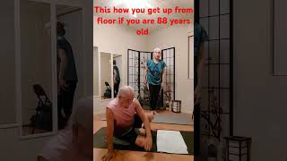 Get up from floor. Seniors do this every day. #seniors #up from floor #mobility