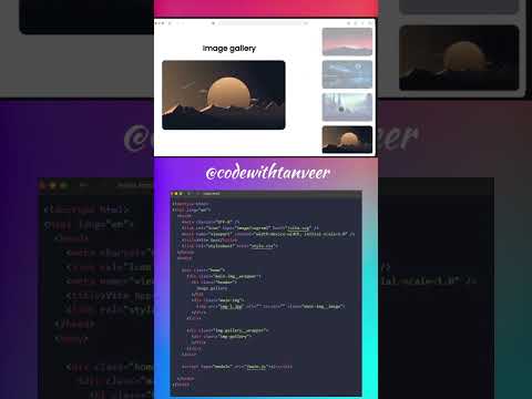 create responsive image gallery | bootstrap image gallery in html css & JavaScript #html #css #js