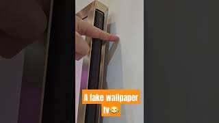 Fake Wallpaper tv by Skyworth. kabaré😅🫠 #ces2024 #fail #skyworth