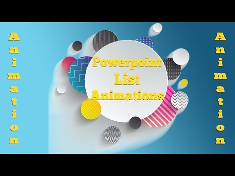 Powerpoints List Animations Full Tutorial | microsoft powerpoint animation 2020