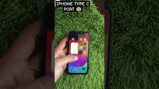 IPHONE TYPE C PORT 😰#mcomrepairing #iphonehelp #iphoneology #shortvideo #trending