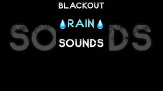 Blackout 💧 Rain 💧 Sounds, Rain Darkscreen 🌧 Darkscreen Rain No Thunder, Black Screen Rain #shorts