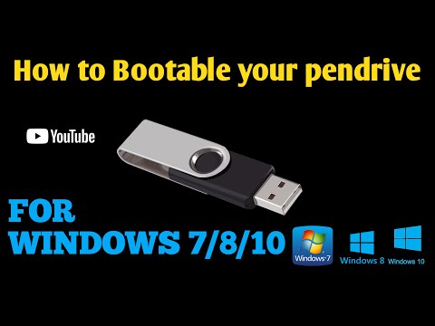 How to boot pendrive|| for install windos 7/8/10