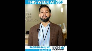 This Week at SSF! 08.04.25 - Saqib Hasan, M.D.
