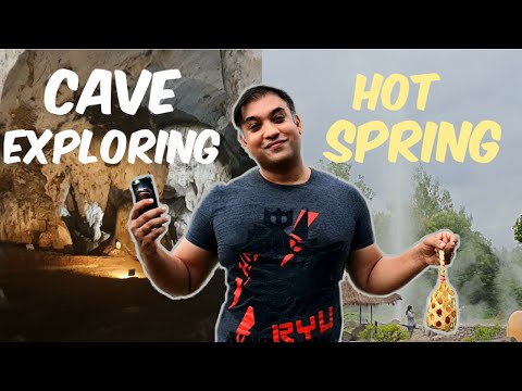 Cave Exploring and Hot Spring - Thailand 2020 | Desi abroad