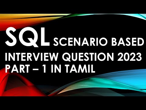 SQL Scenario Based Interview Questions | Inferring data from a Table, IPL points table in Tamil-2023
