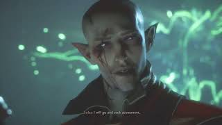 Dragon Age Veilguard Solas & Inquisitor Lavellan Friendship Good Ending Qunari Rook PS5 ( SPOILERS )