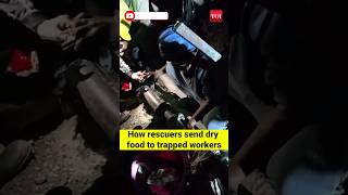 Uttarkashi tunnel crash update: Rescue workers send dry foods to trapped workers through pipe
