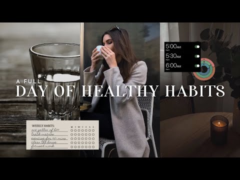 HEALTHY HABITS DIARY  | 24 hours of wellness, how I get back into a routine, + mini chicago vlog!