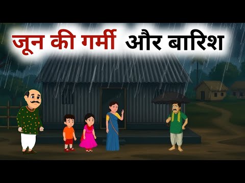 जून की गर्मी और बारिश हिंदी कहानी, June ki garmi aur barish hindi cartoon story
