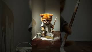 The Poor Cat Wearing a Torn Shirt was Laughed at By His Friends #cat #poorcat #hmminds