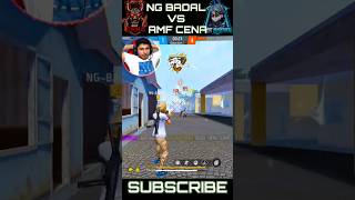 BADAL VS CENA😱 NG BADAL 1VS4 AGAINST AMF CENA⚡ #freefire #shorts #freefireshorts #nonstopgaming