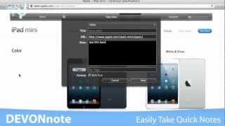 DEVONnote Screencast - MacUpdate Promo