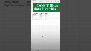 Slicers in excel #excel #excelworld #excelshortcuts #exceleverywhere #exceltips #excellife #excel
