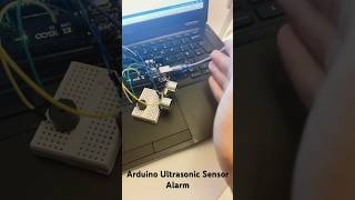 Arduino Ultrasonic Sensor Alarm #arduino #invention #ultrasonicsensor