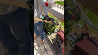 Multitool Ingenuity - Balcony Rebuild #carpentry #construction #demolition #build #tools #shorts #yt