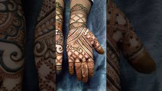 Easy semi Bridal mehendi.....#mehendiart #semibridal #henna #hennaart