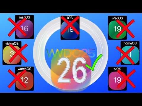 What’s happening? Why? Why now?-WWDC25-Apple dumps their OS numbering System!