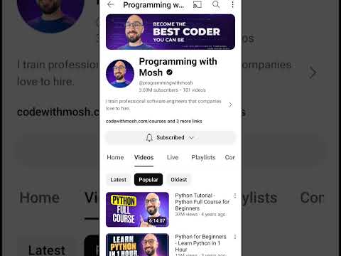 Top 5 Programming Channels to Watch on YouTube - Part 1 #programming #coding #dev #developer #code