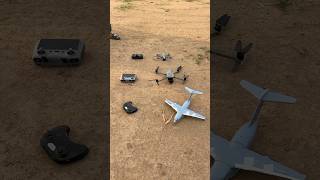 Drone Camera Vs C-17 Airplane Remote control Testing