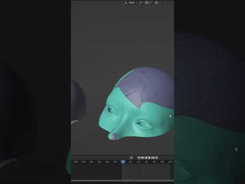 Blender - Head Liquid & Explosion Simulation #blender #3d #liquid #animations #destruction