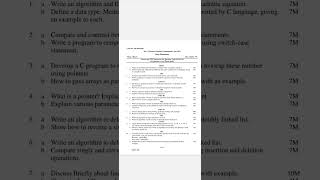 #JNTUK#MCA#1sem Data structures (2021) previous question paper