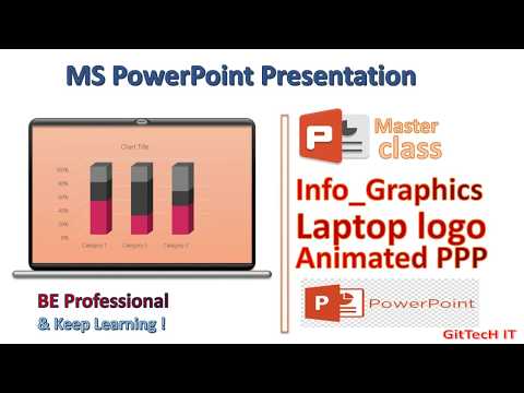 MS PowerPoint Animated  info_graphics Laptop  design presentation in  2020 || Slide Design Tutorial