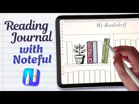 How to use Noteful with a 📚 Digital Reading Journal (Beginner tutorial on my iPad)