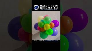 Dynamic Inflating Balloons in Cinema 4D⭐Tutorial + Project File
