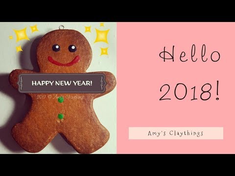 Happy New Year 2018 from Amy's Claythings