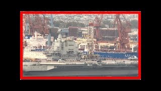 002國產航母現狀：船塢已注滿水，艦載機模型演練起飛順序