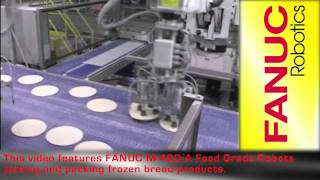 FANUC Robotics M-420iA Intelligent Picking & Packing of Dough Products