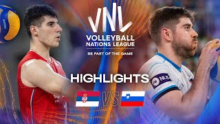 Serbia 🇷🇸 vs. Slovenia 🇸🇮 - Highlights | Week 3 | Men's VNL 2025