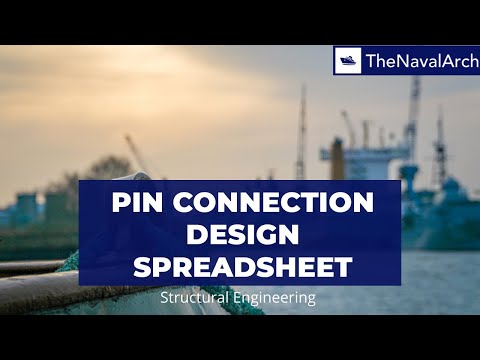 Pin Connection Design Spreadsheet - TheNavalArch