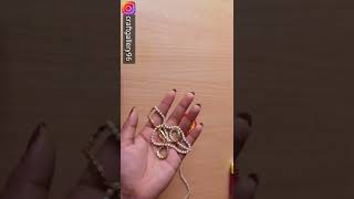 DIY Rakhi | Easy Rakhi Making With Rice #shorts #youtubeshorts #diyrakhi #viralvideo